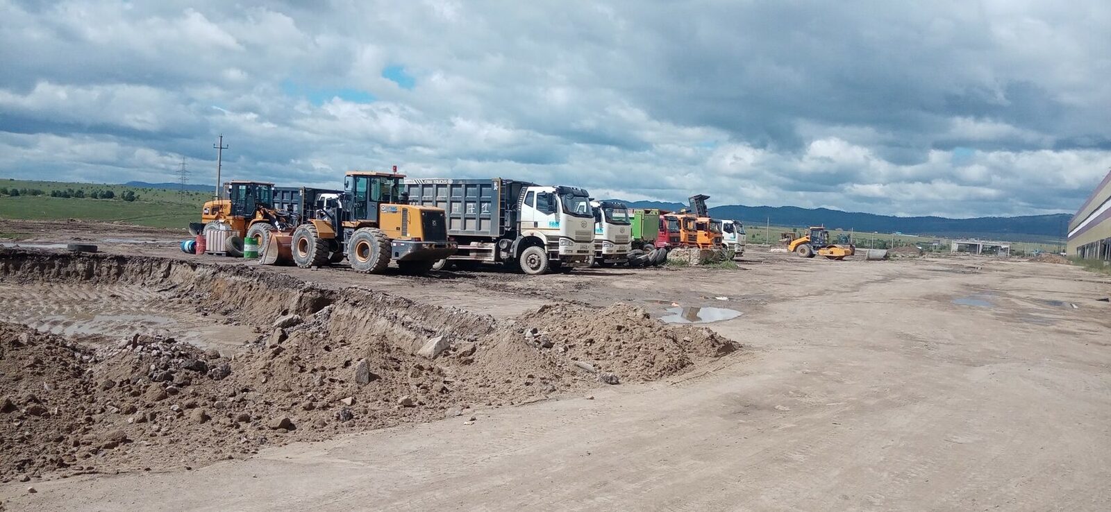 Площадка второй очереди парка под производство
